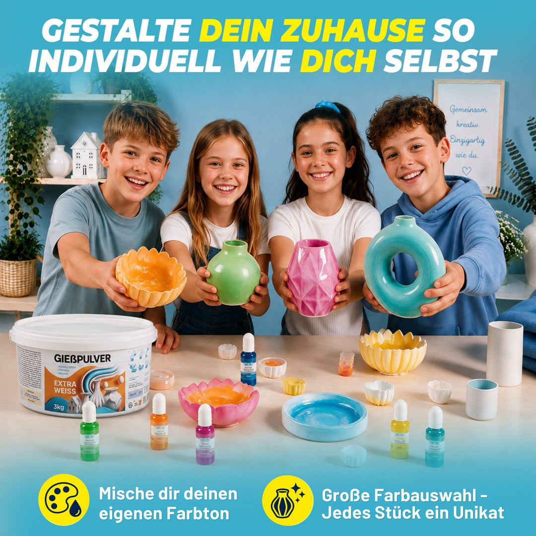 Gießpulver Farben