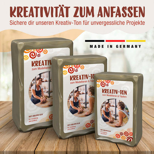Kreativ-Ton, Geschmeidiger Ton zum Basteln und Gestalten!