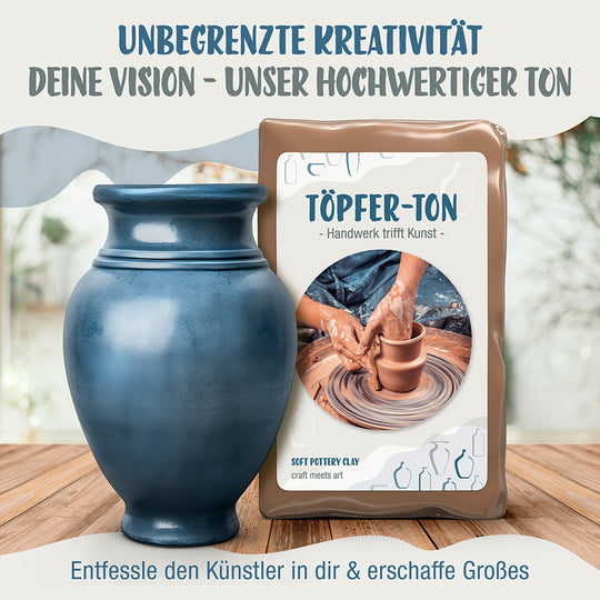 Töpferton, Ton zum Töpfern und Brennen!